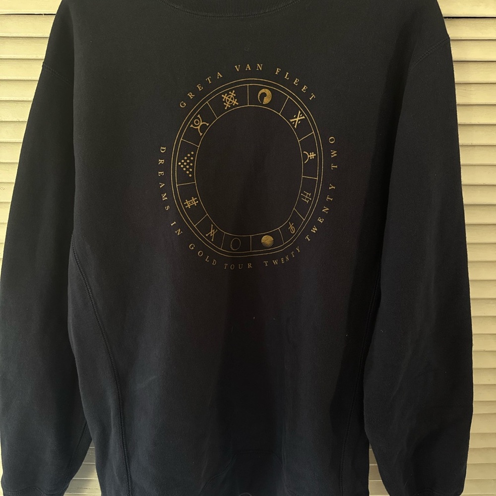 Greta Van Vleet band tour Black Crewneck Sweater
